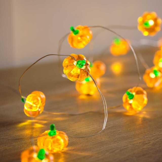 20 Pumpkin Micro Lights - image 1
