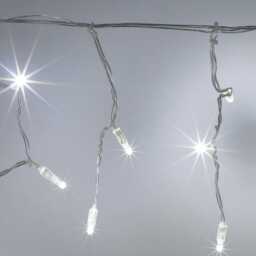 Core Connect 14m 448 White Connectable Icicle Lights Clear Cable - thumbnail 2