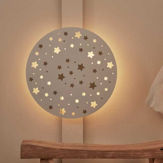 Rechargeable Night Sky Moon Children’s Wall Light - image 1