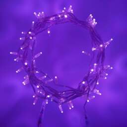 Core Connect 30m 300 Purple Connectable Fairy Lights Clear Cable