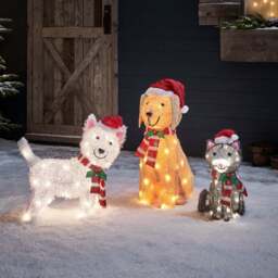 Labrador Outdoor Christmas Figure - thumbnail 2