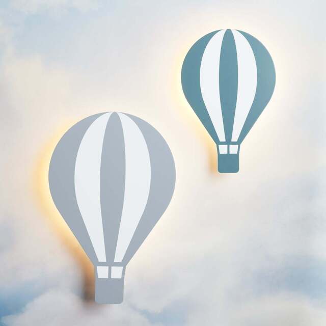 Hot Air Balloon Children's Wall Light Duo - image 1