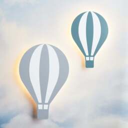 Hot Air Balloon Children's Wall Light Duo - thumbnail 1