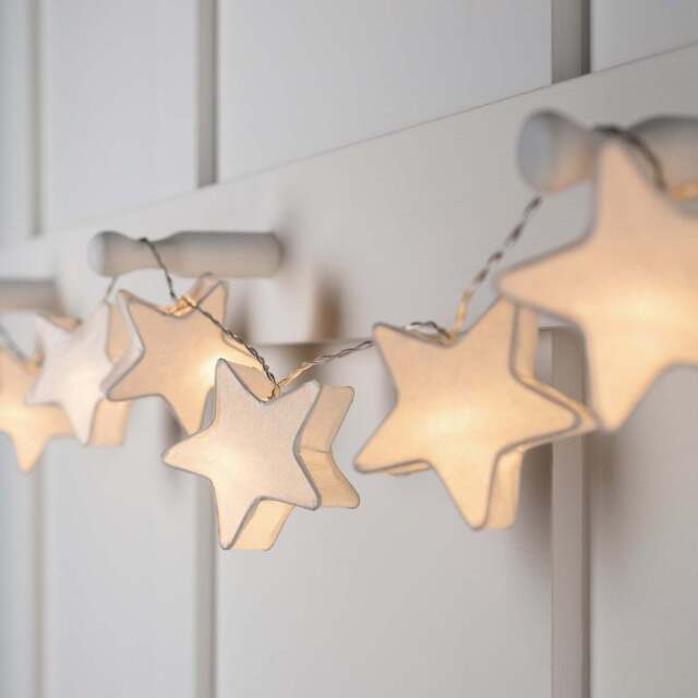 Leo Paper Star Battery Fairy Lights - image 1