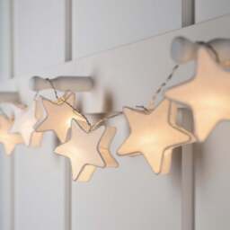 Leo Paper Star Battery Fairy Lights - thumbnail 1