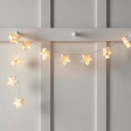 Leo Paper Star Battery Fairy Lights - thumbnail 2