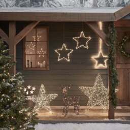 38cm Outdoor Hanging Star Light - thumbnail 2