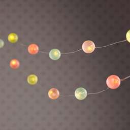 20 Pastel Ball LED Micro Lights