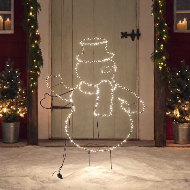 Waving Snowman LED Stake Light - image 1