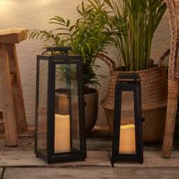 Porto Solar Metal Lantern Bundle - thumbnail 2