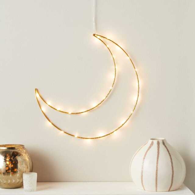 30cm Gold Osby Moon Battery Light - image 1