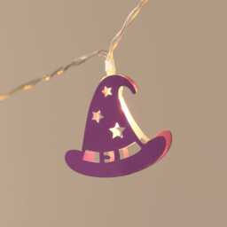 10 Witch Hat Halloween LED Fairy Lights - thumbnail 2