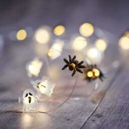 20 Ghost & Spider LED Micro String Lights