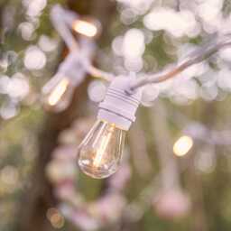 Ultimate Connect 25m 50 Warm White Festoon Lights White Cable - thumbnail 2