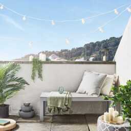 Pro Connect 30m 60 Warm White Connectable Festoon Lights Clear Cap White Cable - thumbnail 2