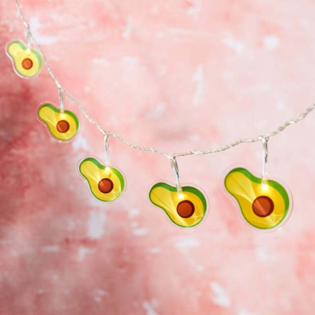 12 Avocado Fairy Lights