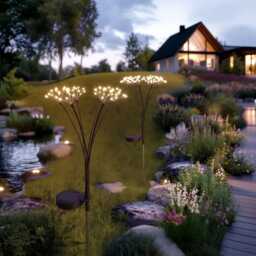 Starburst Solar Stake Lights - Set Of 2