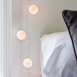 Chalk Cotton Ball Fairy Lights - thumbnail 2