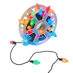 60 Multi Coloured C7 Pinecone Christmas Lights - thumbnail 2