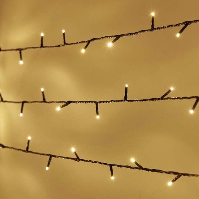 Essential Connect Warm White Connectable Fairy Lights Green Cable - image 1