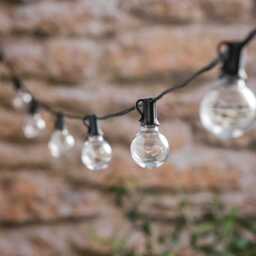 10 Globe Outdoor Solar Micro Festoon Lights - thumbnail 2