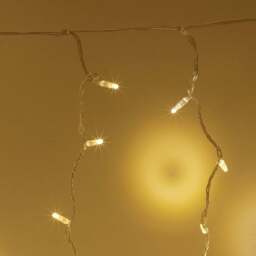 Core Connect 6m x 2m 576 Warm White Connectable Curtain Lights Clear Cable - thumbnail 2