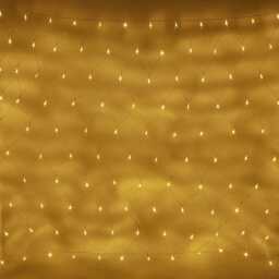 Essential Connect 4m x 1.5m 280 Warm White Connectable Net Lights Clear Cable - thumbnail 1