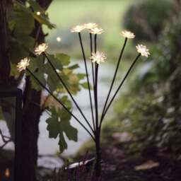 8 Flower Solar Stake Lights - thumbnail 2