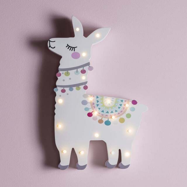 Llama Del Rey Battery Children's Wall Light - image 1