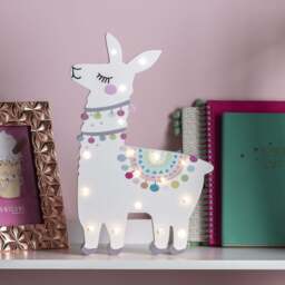 Llama Del Rey Battery Children's Wall Light - thumbnail 2