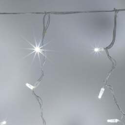 Core Connect 8m x 1m 384 White Connectable Curtain Lights Clear Cable - thumbnail 2
