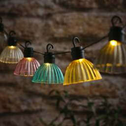 Lustre Pastel Solar Fairy Lights - thumbnail 1