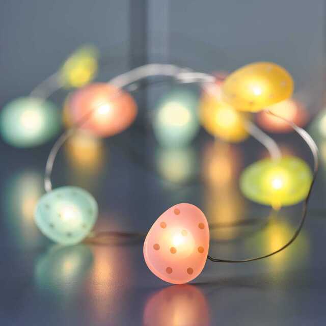 20 Easter Egg Micro LED Battery Fairy Lights - image 1