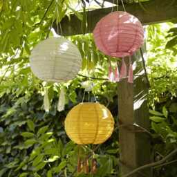 3 Lucena Tassel Solar Lanterns - thumbnail 1