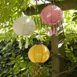 3 Lucena Tassel Solar Lanterns - thumbnail 1