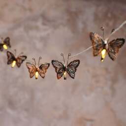 10 Butterfly Solar Fairy Lights