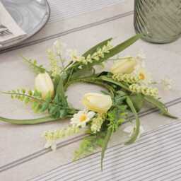 Spring Wreath for Single Candle - thumbnail 1