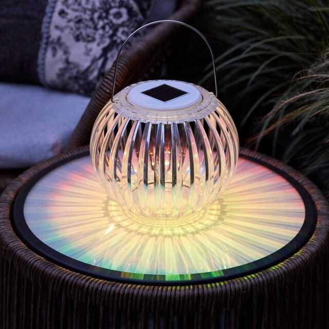 Colour Changing Solar Hanging Lantern - image 1