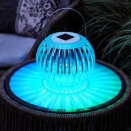 Colour Changing Solar Hanging Lantern - thumbnail 2