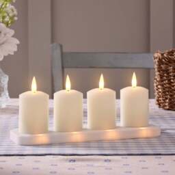 4 Rechargeable TruGlow® Votive Candles - thumbnail 2