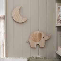 Elephant & Moon Children’s Wall Light - thumbnail 2