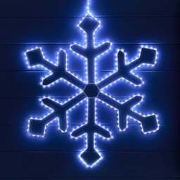57cm Snowflake Christmas Outdoor Decoration - thumbnail 1