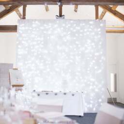 Core Connect 6m x 3m 864 White Connectable Curtain Lights Clear Cable - thumbnail 2