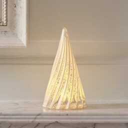 Glass Christmas Tree LED Table Decoration - thumbnail 2