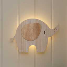 Ernie Elephant Children's Wall Light