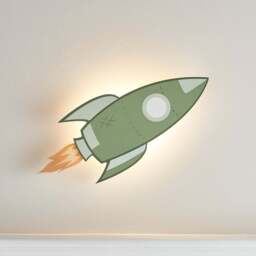 Rocket Children's Wall Light - thumbnail 1