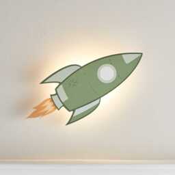 Rocket Children's Wall Light - thumbnail 1