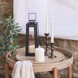 Porto Solar Metal Garden Lantern - thumbnail 2