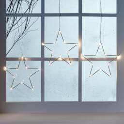 Osby Star Trio Christmas Window Light - thumbnail 2