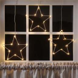Osby Star Trio Christmas Window Light - thumbnail 1